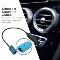 Câble adaptateur d'antenne radio automobile 12V, matériau ABS, 14cm, adaptateur audio portable FM mini stéréo pour Chrysler Renault OLIVER