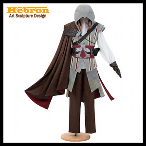 Costumes de jeu cosplay unisexes pour adultes <span class=keywords><strong>Assassin</strong></span>'s <span class=keywords><strong>Creed</strong></span> 2 Ezio Auditore, collection complète personnalisable, en stock, avec shorts - Product Image 1