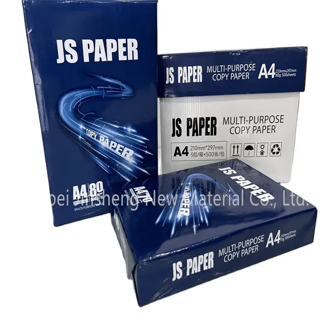 מחיר מפעל העתקת נייר פחמן A4 מכונת מדפסת לבנה נייר A4 גודל 80 GSM 500 גיליונות ללא הזנה כפולה