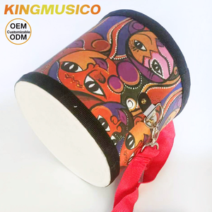 Tambor de Mano Orff de 6 Pulgadas para Niños con Diseño Impreso, Pequeño Tambor de Marcha para Educación Musical, Entrenamiento de Ritmo, Venta al por Mayor de Fábrica OEM - Product Image 3