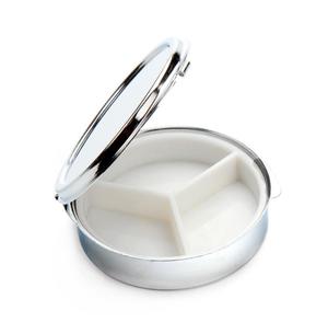 Tùy chỉnh <span class=keywords><strong>DIY</strong></span> thăng hoa logo kim loại hình tròn du lịch Pocket <span class=keywords><strong>Pill</strong></span> lưu trữ trường hợp - Product Image 1