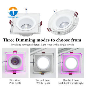 Nouveau design, éclairage d'ambiance en acrylique, downlight LED à intensité variable, 3000K 4000K 6000K, maison, angle de faisceau de 120°, anti-éblouissement, downlights faciles à installer - Product Image 3