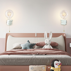Lámpara de pared minimalista de dibujos animados, Mickey Mouse, Led E27, Control por interruptor, luz nocturna para habitación de niños junto a la cama - Product Image 3