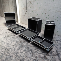 Kkmark Étui de vol personnalisé pour haut-parleurs HDL 20-A Line Array avec roues de 4 pouces