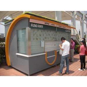 Kiosque alimentaire en acier de style moderne, 4,8 m, assemblage facile, alimentation intégrée, utilisation en extérieur, origine Yunnan - Product Image 1