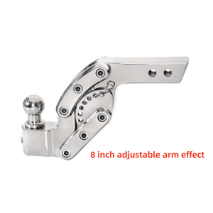 GO TRAILER <span class=keywords><strong>Enganche</strong></span> de <span class=keywords><strong>Remolque</strong></span> Rogue con Bola de 2" / 50mm, Ajustable de Elevación/Descenso, de Acero Inoxidable, para Trabajo Pesado, 10000lbs - Product Image 3