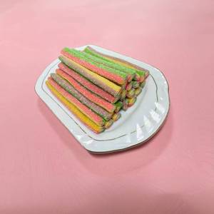 Caramelos de Goma Masticables de Fruta del Dragón de Alta Calidad, 2.5 Kg, Caramelos Ácidos con Textura Dura, Ingredientes de Azúcar, Empaquetado en Bolsa, Directo de Fábrica - Product Image 1