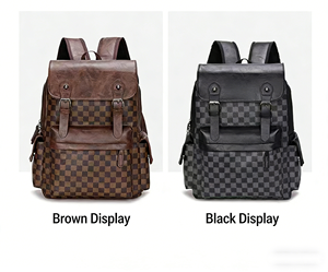 Sac à dos pour ordinateur portable, imperméable, pour homme, pour l'extérieur et le bureau, double fermeture éclair, sac d'ordinateur durable avec rangement multi-couches - Product Image 3