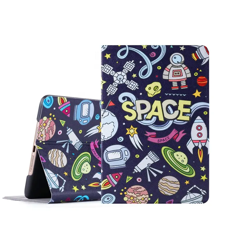 Funda plegable de cuero PU para tableta, Funda personalizada para ipad pro 11