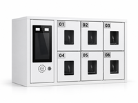 Casier de stockage intelligent multi-portes avec reconnaissance faciale et empreintes digitales pour téléphones portables, fabriqué en Chine