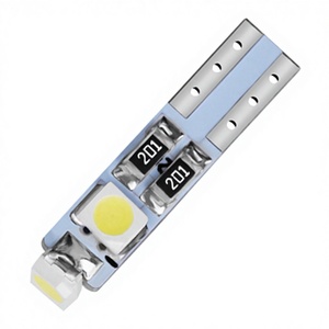 Lampes LED T5 1210 3SMD 1W pour voiture - Indicateurs d'instrumentation, éclairage de lecture et éclairage de <span class=keywords><strong>plaque</strong></span> d'<span class=keywords><strong>immatriculation</strong></span> - Product Image 1
