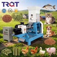 Machine extrudeuse d'aliments pour poissons DGP-60 de haute qualité, équipement de fabrication de granulés pour aliments pour chiens avec garantie d'un an