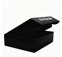 Carton ondulé dur de couleur de logo de taille personnalisée boîte postale pour chaussures chiffons jouets boîte d'emballage d'expédition