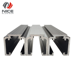 Riel de puerta de ventana de perfil de aluminio Rieles deslizantes para paredes de vidrio Rieles de riel personalizados - Product Image 2