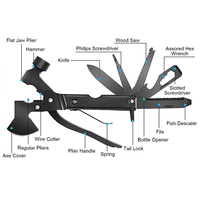 Jsm – Kit de survie d'urgence pour les Sports de plein air et le Camping, ensemble d'outils multifonctionnels