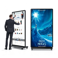 Kiosque numérique vertical tactile d'intérieur de 32 pouces, écran publicitaire LCD sur pied, personnalisable, SDK OEM disponible, 1 an
