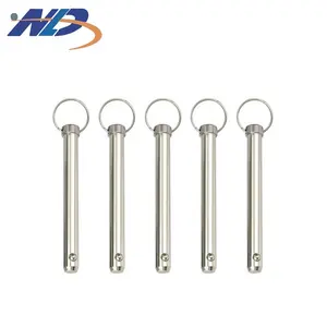 NLD Factory Direct Galvanized 5mm*40mm 6mm*45mm 304Stainless Steel Quick Release Ball Lock Hitch Pin