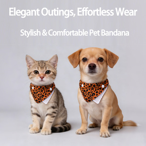 אביזרי חיות מחמד יוקרתיים בהתאמה אישית סיטונאיים, סינרי חתולים, צעיפים רחיצים, בנדנות לכלבים עם שם אישי, צעיף לכלב, בנדנות לכלבים - Product Image 5