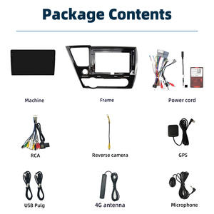 7870 Android Auto Radio Dvd-Speler Multimediasysteem 360 Camera Audio Dsp Versterker Carplay Voor Honda Civic 2013-2018 - Product Image 3