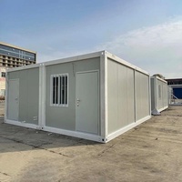 Casa Contenedor Plegable de Ensamblaje Rápido, Estructura de Acero, Diseño Modular Moderno, Certificación CE, Ecológica y Reciclable