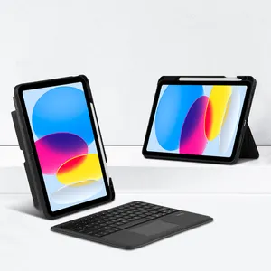 جراب لوحة مفاتيح سحري لاسلكي مخصص لجهاز Ipad Air 4 7/8th للوحة مفاتيح الكمبيوتر اللوحي Ipad Pro/من أجل من. من. من. من. من. من. من. من.