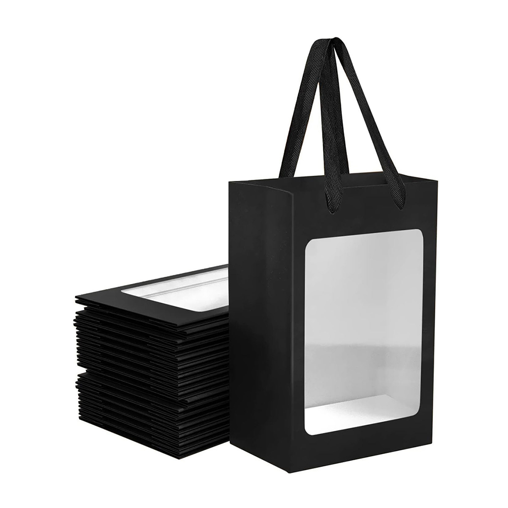 Factory Direct Sales Kraft Paper Bag With Window Cheap Paper Bag for Clothing Hot Sales Paper Bag Art