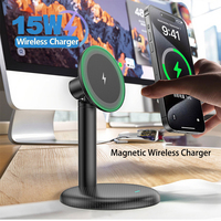 Nouveaux gadgets, chargeurs sans fil magnétiques puissants 15W pour iPhone 16 15 14 Pro Max, chargeur rapide, support de téléphone portable