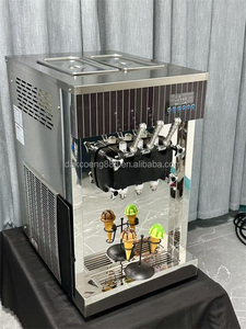 Machine à glaces molles 3 saveurs OEM/ODM avec pompe à air 2200W, machine à glaces Spaceman, machine à yogourt glacé commerciale - Product Image 4