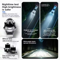 Couverture de projecteur lentille Laser D3S ampoule lumière LED nouveau 4300K 55W 3000 Lumens OE No.5GG 941 059A/060A phare de voiture pour Golf MK7 Henan