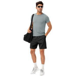 Camiseta holgada para correr para hombre, ropa deportiva de secado rápido, informal, de manga corta, de licra, de gran tamaño, para gimnasio - Product Image 5