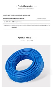 <span class=keywords><strong>Cable</strong></span> de Red Gigabit <span class=keywords><strong>Ethernet</strong></span> para Exteriores Wangsheng CAT6E FTP/UTP, Doble Blindaje, 8 Núcleos, Cobre Sólido Libre de Oxígeno, 300 <span class=keywords><strong>Metros</strong></span> - Product Image 4