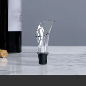 Wine Aerator Pourer Spout And Wine Stopper Vacuum Pump Wine Decanter With Aerator Improved Flavor Enhanced Bouquet Bubbles