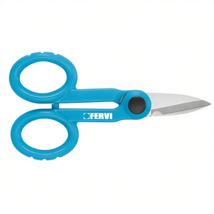Ciseaux d'électricien Fervi, lames tranchantes en acier inoxydable pour une coupe de précision - Product Image 2