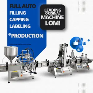 LOM Hot selling Automatic Carbonated Beverage Production Line filling labeling capping machine