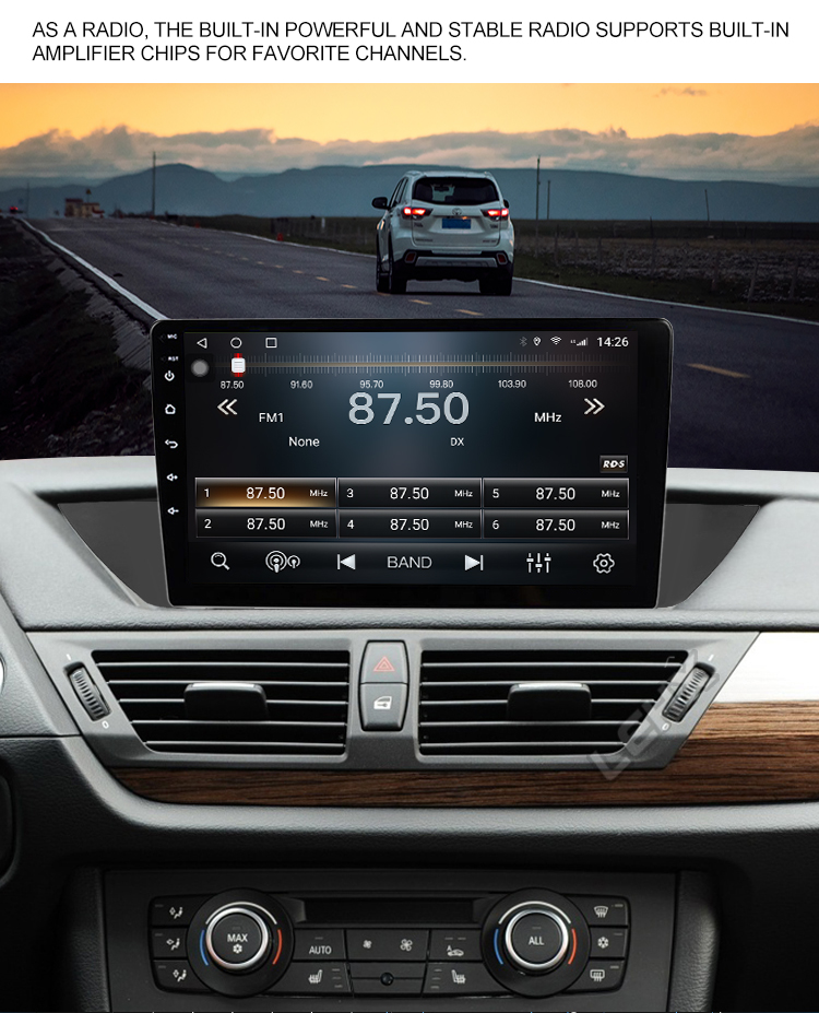 10.1 inch touch screen car multimedia gps navigation head unit system for bmw x1 e84 2009-2012 android 11