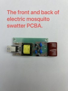 แผงวงจรควบคุมไม้ตียุงไฟฟ้าอัจฉริยะ PCBA OEM สีเขียว ล้างทำความสะอาดได้ ผลิตจากทองแดง ผลิตตามสั่ง ผลิตในจีน กระแสไฟฟ้าแรงสูง - Product Image 3