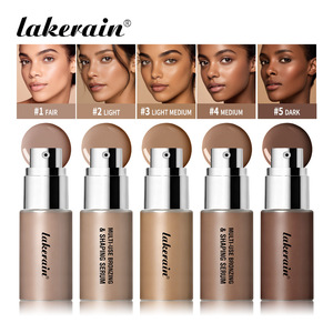 Sérum Contorno Facial Lakerain de Larga Duración, Bronceador Natural, Hidratante Profundo, Iluminador y Corrector - Product Image 1