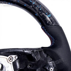 <span class=keywords><strong>Volante</strong></span> Deportivo Kryvex de Cuero y Fibra de Carbono Forjada para E46 E90 E38 E39 E83 E60 E70 E71 E72 E53 E89 E92 - Product Image 2
