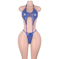 Vêtements de danse exotiques, combinaisons en sequins argentés métalliques, lingerie à pois, string, vêtements de fête holographiques, vêtements de danse pour discothèque