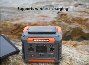 Mobile Outdoor Camping Lithium Battery <b>Solar</b> Car Emergency Portable Power Station 300W/500W with Flashlight and 100W - Product Image 3
