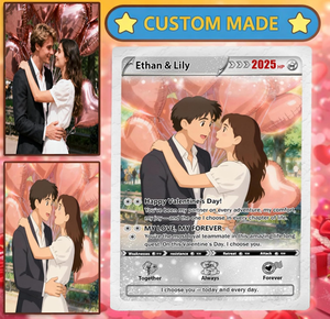 Custom Poke <strong>Card</strong> Animated Style Photo Portrait,Character <strong>Card</strong> Gifts <strong>for</strong> <strong>Valentines</strong> Birthday Husband Wife,Girlfriend <strong>Boyfriend</strong> - Product Image 5