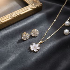 Set di Gioielli in Oro 18k / <span class=keywords><strong>Design</strong></span> di Gioielli da Sposa per Donne - Product Image 4