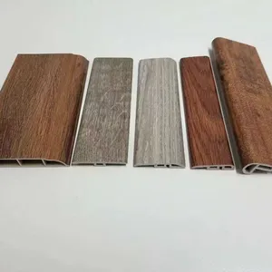 T-moulding Carpet Reducer Concave Line Quarter Round End-cap Stair Nosing Skirting Board Laminate Flooring accessories