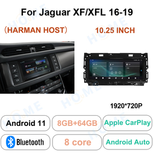 Android 11 para Jaguar XF XFL 2011-2019 reproductor Multimedia Radio GPS unidad principal de navegación estéreo receptor de vídeo pantalla - Product Image 5