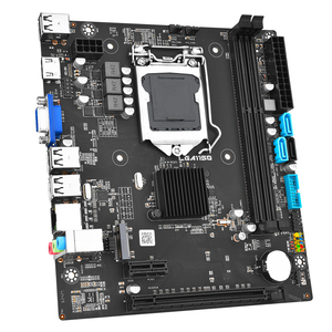 Nhà máy trực tiếp H81M-A mATX Bo mạch chủ LGA1150 ổ cắm <span class=keywords><strong>DDR3</strong></span> 1600MHz M2 NGFF SSD SATA3 cho văn phòng kinh doanh Máy tính để bàn PC - Product Image 1