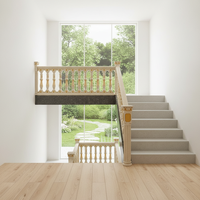 Rampe de balcon extérieure en plastique de style mid-century, colonne romaine pour villa, terrasse, main courante d'escalier, jardin, cour, hôpital