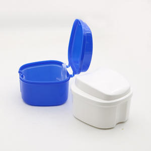 Estuche de Almacenamiento para Dentaduras Postizas de Doble Capa con Función para Colgar, Estuche para Retenedores de Dentaduras Postizas de Boca Completa, Estuche Dental para Dentaduras Postizas - Product Image 3