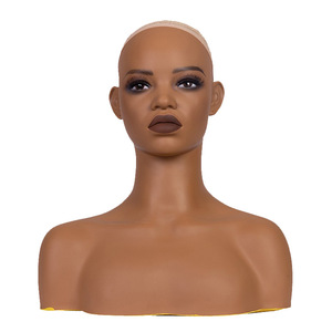 All'ingrosso parrucca realista manichino con le spalle e il trucco per parrucca Display orecchini <span class=keywords><strong>parrucche</strong></span> - Product Image 6