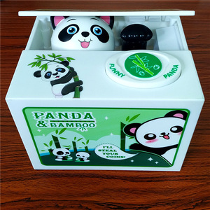 <span class=keywords><strong>Salvadanaio</strong></span> Automatico a Forma di <span class=keywords><strong>Gatto</strong></span> in Plastica, Design Animale Carino, Giocattolo Educativo per Bambini - Product Image 2