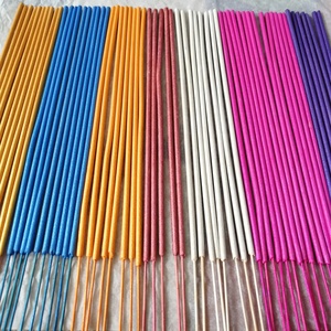 Variedades de Varillas de Incienso de Madera Natural China Coloridas y Populares del Fabricante, Sin Aroma, para Uso Religioso: Lavanda, Fresa, Bergamota - Product Image 2